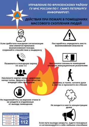 Правила поведения при пожаре
